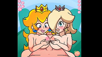 Preview 3 of Titanic Orgy Movie - Princess Peach and Princess Rosalina Titfuck by PeachyPop34