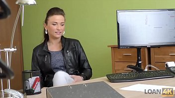 Preview 1 of Sexxxx Vedeo - LOAN4K. Promovida a una clase superior en sexo