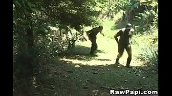 Preview 1 of New Cartoon Xxx Video - Military BareBacking in the Jungle