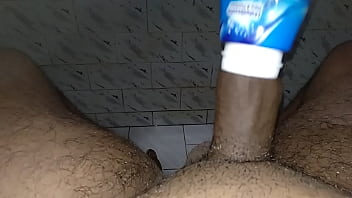 Preview 3 of Xxx Hermafrodite Creampie - Cock inside bottle