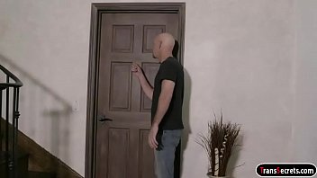 Preview 1 of Ive Zan - Trans wife Aubrey Kate sucked off and anals a tattooed guy