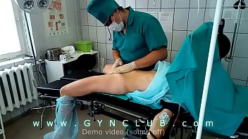 Preview 4 of Cathy Berry Lesbian - Girl on surgery table - dildo massage