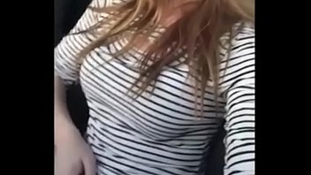 Preview 3 of Scrotum Air - Blonde Chick Masturbating In My Car For Me