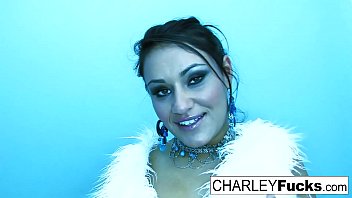 Preview 1 of 18year Girl Sex With 18year Boy - Charley Chase strips off her sexy outfit and spreads