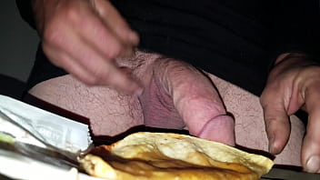 Preview 1 of Air Hostess Girl Xxx - Masterbating Into jackinthebox taco cum shot