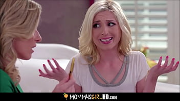 Preview 1 of Ker Lynn - Horny Big Tits MILF Step Mom Cory Chase Pleasures Her Tiny Blonde Teen Step Daughter Piper Perri