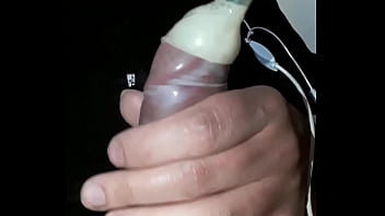 Preview 4 of Mom Swimming In - huge cum in condom