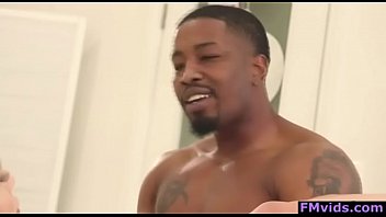 Preview 3 of Fuckpron - Cute blonde Hime Marie interracial with masseur