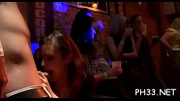 Preview 3 of Tubez Sex - Group wild sex patty at night club schlongs and pusses each where