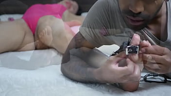 Preview 4 of Indian Nokrani Malik Mms - Miranda&#039_s feet tickled for the first time