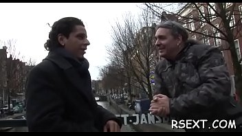 Preview 2 of Analplay 7 - Concupiscent dude gets out and explores amsterdam redlight district