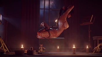 Preview 1 of Laddy Dj - Lara Croft Bondage Show [Wildeer Studio][Sound]