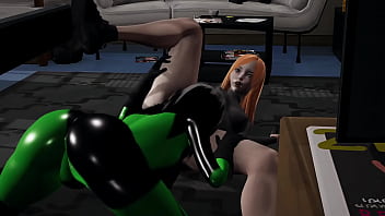 Preview 1 of Ms Kelley - Tattooed Emo Plumper Nova Jade Sucks a Long Dick Before Taking It Vaginally