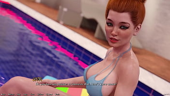 Preview 3 of 23 Gail Fucking - Being A DIK #165 - Busty Redhead Girlfriend Sits In Her Sexy Blue Bikini