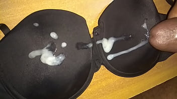 Preview 4 of Hq Big Tite Mom Son Porn - Cum on sister&#039_s bra (first time)
