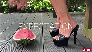 Preview 2 of Daughters To Sexy - Juicy Watermelon Crush Under My Feet