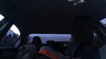 Preview 2 of Karate Scandl - Train thot in car