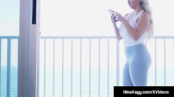 Preview 1 of Desi Chudai Hd Full - Cock Sucking Nina Kayy Is Throat Fucked By A Big Black Dick!