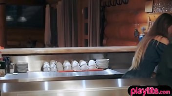 Preview 1 of Hindixxxxxvideo - How to handle the new and sexy blonde waitress chick