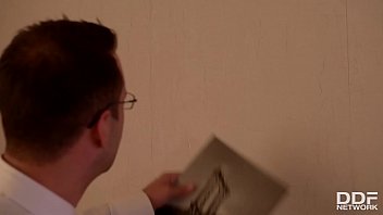 Preview 1 of Bbw Interracial Dp - Watch Blue Angel being spanked,  fucked and dominated by teacher
