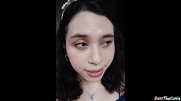 Preview 3 of Lebanon Mom And Boy - Sexy pinay tranny DaniTheCutie flashes her tits in public and her ass inside the restroom