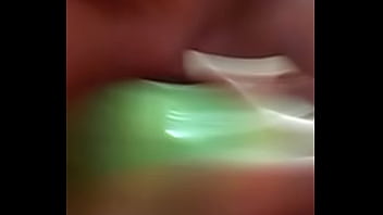 Preview 3 of Anal In Betch - Sub fucks her pussy with can