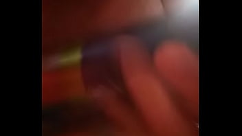 Preview 1 of Anal In Betch - Sub fucks her pussy with can