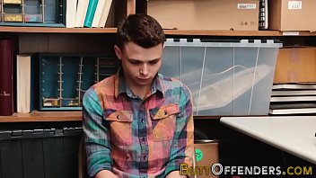 Preview 2 of Brooklyn Chase Morning Sex - Shoplifting twink jizzed