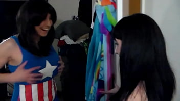 Preview 2 of Full Video Rosa Caracciolo - Big Boob Bisexual Transformation MissGiaLove &amp_ CamilleBlack