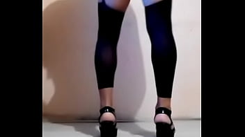 Preview 3 of Hebba Patel Sex Videos - crossmariann bailando con su ropita de noche