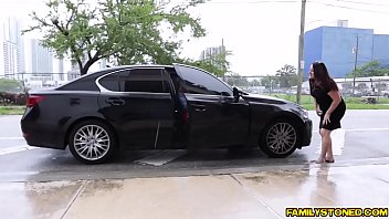 Preview 1 of Hindisexevideos Bf - Daisy Stone sucking up and riding Uncle fuckers big cock!