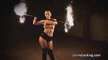 Preview 1 of Www Xxx Dise Baby - Titty fire spinner hungry for cock