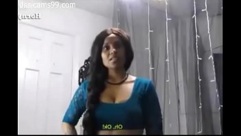 Preview 1 of Margo Sullivan 2018 - Desi Cams Model Young Aunty Role Playing as Maid Fucks Herself with a Dildo,  Homemade,  Amateur,  Camming Indian