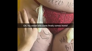 Preview 2 of Teche School - Shy chubby wife get turned into a corrupted  breeding bitch for creampies and gangbangs - Snapchat Cuckold Captions - Milky Mari