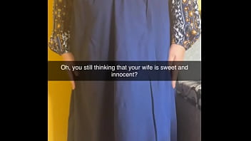 Preview 1 of Teche School - Shy chubby wife get turned into a corrupted  breeding bitch for creampies and gangbangs - Snapchat Cuckold Captions - Milky Mari