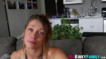 Preview 1 of Like 13 - Mesmerizing vixen railed roughly by stepbrothers thick cock