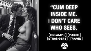 Preview 1 of Hot Girl Saxy Video - She rides my dick in the train | Horny Solo Traveler | Exhibitionist Amateur Creampie