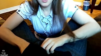 Preview 1 of Leggy British Brunette - Afternoon Blowjob