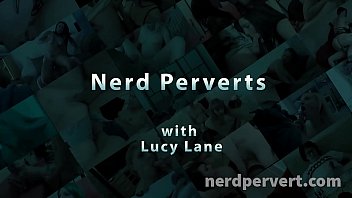 Preview 2 of Woodman Fay Reagan - Lucy Lane Sucking Two Nerd Cocks