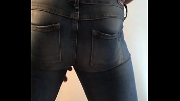 Preview 1 of Sunny Laena - Jerking in tight jeans