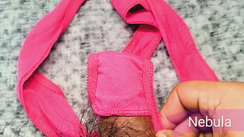 Preview 3 of Jeel Sex Police - Me masturb&eacute_ con la tanga rosa de mi novia,  solo la ha usado una vez