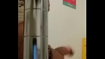 Preview 4 of Teens Sex Old - Amateur voyeur video boi jerking off in public at hospital bathroom