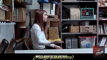 Preview 1 of Rasia 18 - redhead teen shoplyfter caught and fucked good con subt&iacute_tulos en espa&ntilde_ol