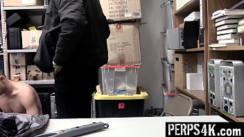 Preview 1 of Seksixxx - 20 Year Old Male Fucks with The Loss Prevention Officer to Avoid His Jail Time - Perps4k