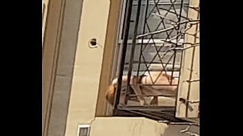 Preview 2 of Kajal At Real Sex Xxxx - Vecina en el balcon 1ra parte