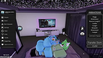 Preview 4 of Achi Bf - Roblox Furry Gay teniendo sexo oral...( SNO / MX RLN )