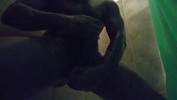 Preview 4 of 3d Movies Sbs - Long dick shower masturbation