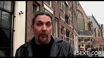 Preview 1 of Xvideo First Time Sex Deforation - Old man takes a walk in the amsterdam redlight district
