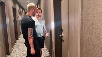 Preview 1 of Man In Horse Fuck - Hotel Mix Up Turns Into HOT Foursome - Two Babes Get Pussies Pounded - Steve Rickz