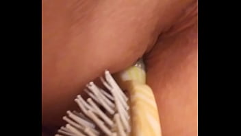Preview 4 of Xxxxx Viveo - Fucking my hairbrush